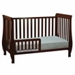 AFG Baby Furniture Naomi 4 in 1 Convertible Crib with Toddler Guardrail Espresso