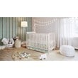 AFG Baby Furniture Naomi 4-in-1 Convertible Crib with Toddler Guardrail White