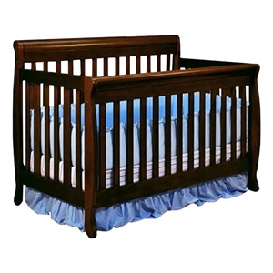 afg baby furniture athena  alice 4 in 1 convertible crib with guardrail