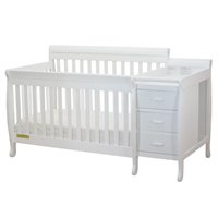 Athena Daphne 2 In 1 Convertible Crib In White 661w