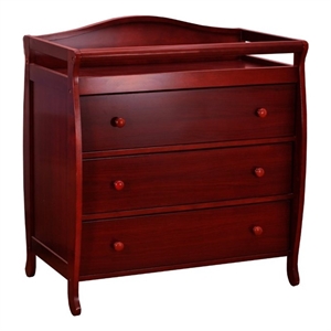 Athena Grace 3 Drawer Changer Dresser with Tray