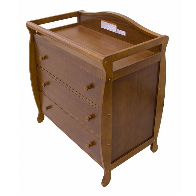 AFG Baby Furniture Grace 3-Drawer Changing Table Espresso