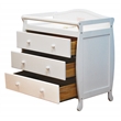 AFG Baby Furniture Grace 3-Drawer Changing Table White