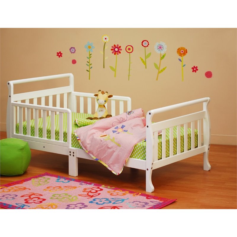 Athena Anna Toddler Bed in White