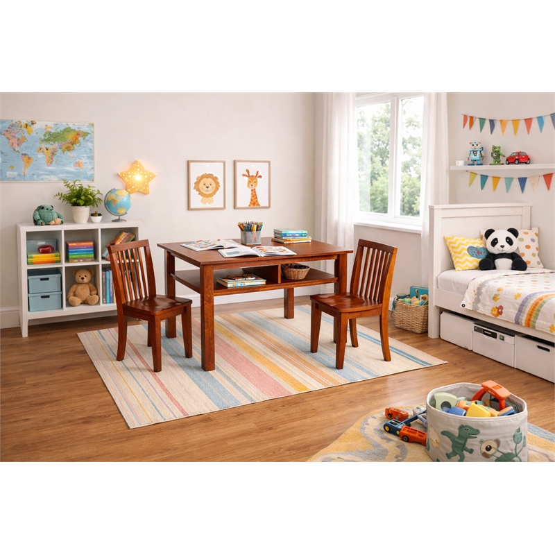 Athena Newton Kid's 3 Piece Table and Chair Set