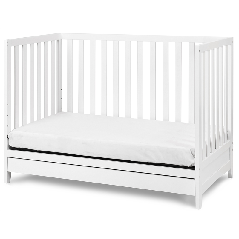AFG Mila 3-in-1 Convertible Crib in White