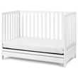 AFG Mila 3-in-1 Convertible Crib in White
