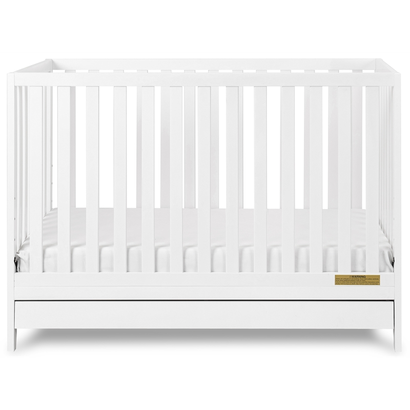 AFG Mila 3-in-1 Convertible Crib in White
