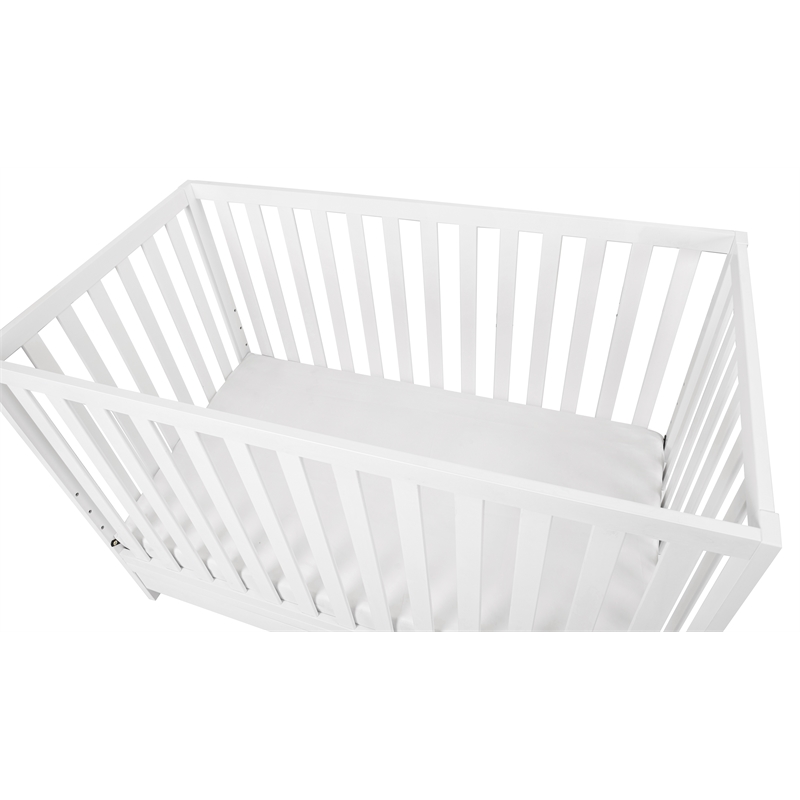 AFG Mila 3-in-1 Convertible Crib in White