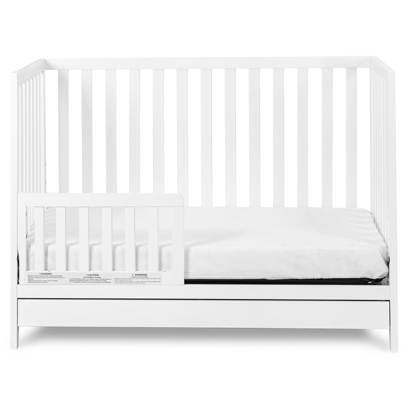 AFG Mila 3-in-1 Convertible Crib in White
