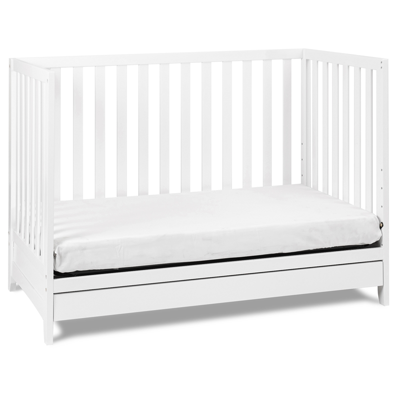 AFG Mila 3-in-1 Convertible Crib in White