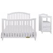 AFG Baby Furniture Kali 4-in-1 Convertible Crib and Changer White