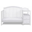 AFG Baby Furniture Kali 4-in-1 Convertible Crib and Changer White