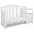 AFG Baby Furniture Kali 4-in-1 Convertible Crib and Changer White