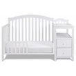 AFG Baby Furniture Kali 4-in-1 Convertible Crib and Changer White