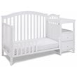 AFG Baby Furniture Kali 4-in-1 Convertible Crib and Changer White