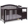 AFG Baby Furniture Kali 4-in-1 Convertible Crib and Changer Espresso