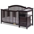 AFG Baby Furniture Kali 4-in-1 Convertible Crib and Changer Espresso