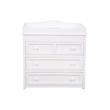 AFG Baby Furniture Leila II Solid Wood 3-Drawers Changing Table in White
