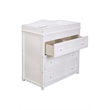 AFG Baby Furniture Leila II Solid Wood 3-Drawers Changing Table in White