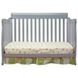 AFG Baby Furniture Alice Solid Wood 3-in-1 Convertible Crib in Gray