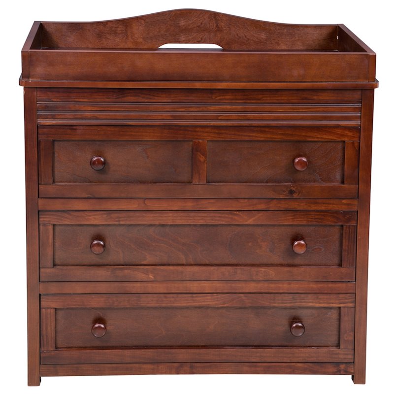 solid wood changing table