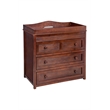 AFG Baby Furniture Leila II Solid Wood 3-Drawers Changing Table in Cherry