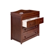 AFG Baby Furniture Leila II Solid Wood 3-Drawers Changing Table in Cherry