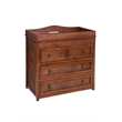 AFG Baby Furniture Leila II Solid Wood 3-Drawers Changing Table in Espresso