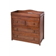 AFG Baby Furniture Leila II Solid Wood 3-Drawers Changing Table in Espresso