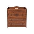 AFG Baby Furniture Leila II Solid Wood 3-Drawers Changing Table in Espresso