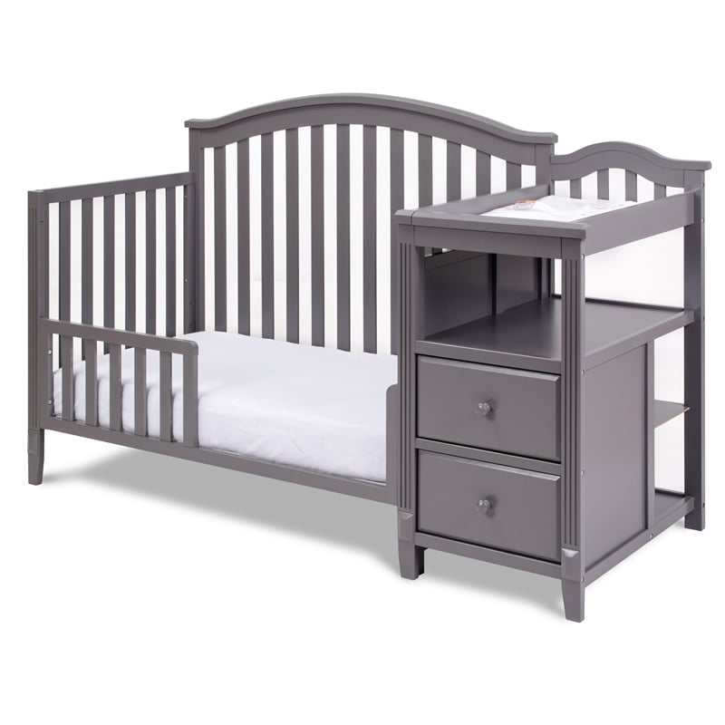 AFG Baby Furniture Kali Toddler Bed Guardrail Gray