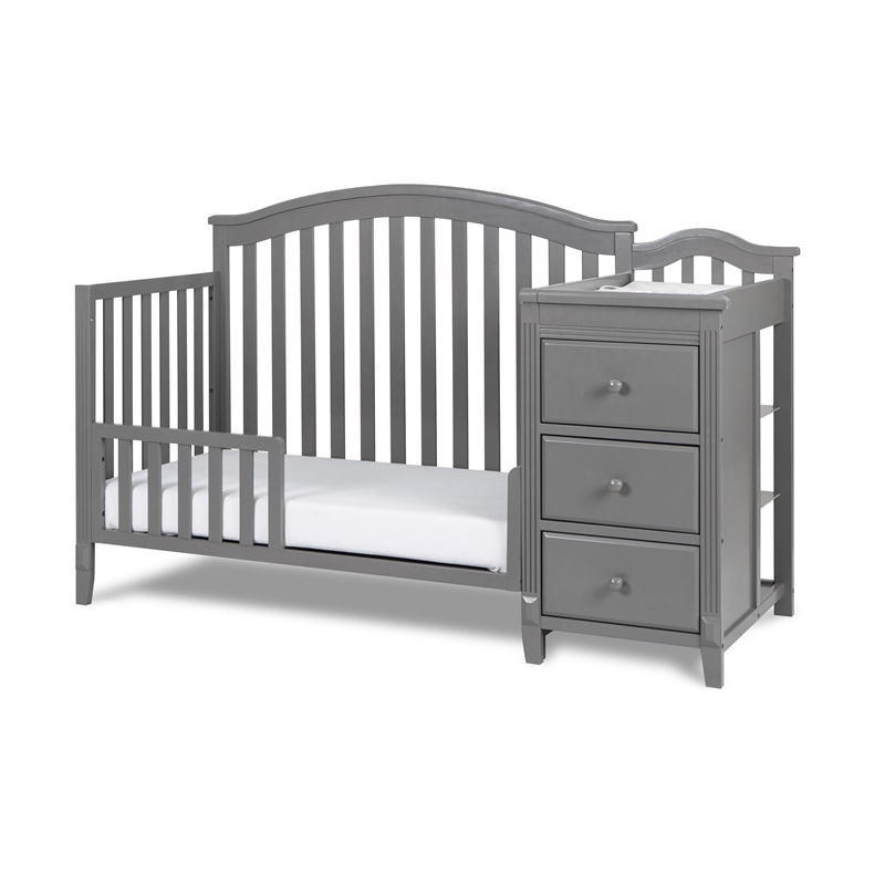 AFG Baby Furniture Kali Toddler Bed Guardrail Gray