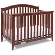 AFG Baby Kali II 4-in-1 Convertible Crib with Grace 3-Drawer Changer in Espresso