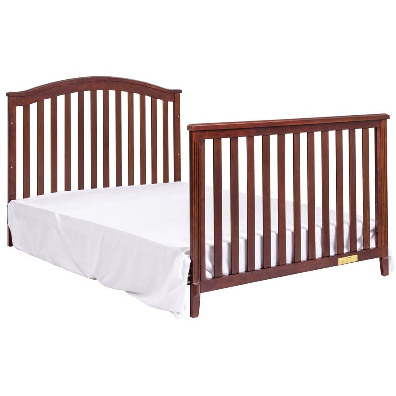 AFG Baby Kali II 4-in-1 Convertible Crib with Grace 3-Drawer Changer in Espresso