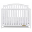 AFG Baby Kali II 4-in-1 Convertible Crib with Leila 2-Drawer Changer in White