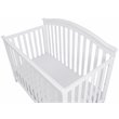 AFG Baby Kali II 4-in-1 Convertible Crib with Leila 2-Drawer Changer in White