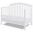 AFG Baby Kali II 4-in-1 Convertible Crib with Leila 2-Drawer Changer in White
