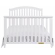 AFG Baby Kali II 4-in-1 Convertible Crib with Leila 2-Drawer Changer in White