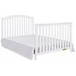 AFG Baby Kali II 4-in-1 Convertible Crib with Leila 2-Drawer Changer in White