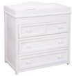 AFG Baby Kali II 4-in-1 Convertible Crib with Leila II 3-Drawer Changer in White