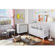 AFG Baby Kali II 4-in-1 Convertible Crib with Grace 3-Drawer Changer in White