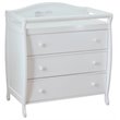 AFG Baby Kali II 4-in-1 Convertible Crib with Grace 3-Drawer Changer in White