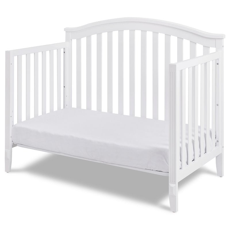 AFG Baby Kali II 4-in-1 Convertible Crib with Grace 3-Drawer Changer in White