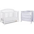 AFG Baby Kali II 4-in-1 Convertible Crib with Grace 3-Drawer Changer in White