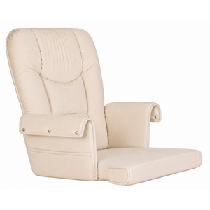 AFG Baby Furniture Sleigh Glider Chair Replacement Cushions Set Beige