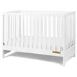 AFG Baby Furniture Mila II 3-in-1 Solid Wood Convertible Crib in White