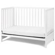 AFG Baby Furniture Mila II 3-in-1 Solid Wood Convertible Crib in White