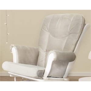 AFG Baby Furniture Sleigh Glider Chair Cushions Set Gray