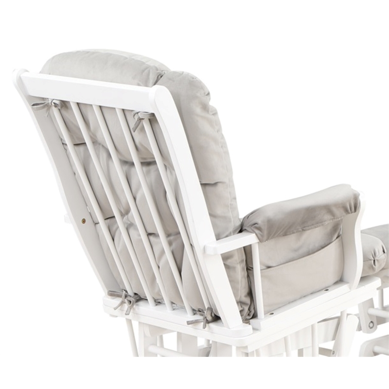 AFG Baby Furniture Sleigh Glider Chair Cushions Set Gray